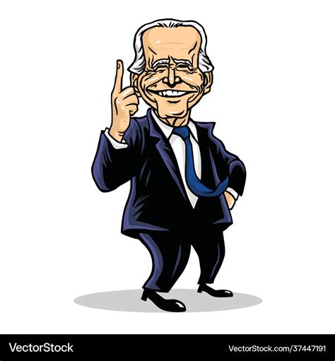 Joe biden president us united states america Vector Image