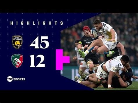 La Rochelle RUN RIOT 🤯 | La Rochelle 45-12 Leicester Tigers | Investec Champions Cup Highlights ...