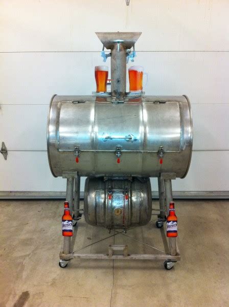 Stainless Steel Drum Smoker with 55 Gallon Drum