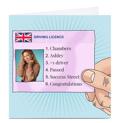 Buy Personalised Congratulations Card - Drivers Licence for GBP 3.29 | Card Factory UK