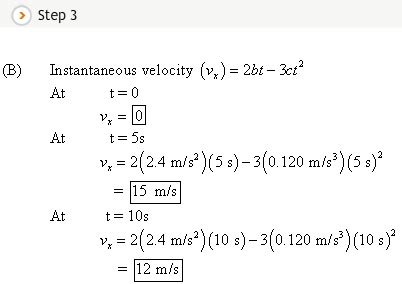 Solved Where did the equation of Instantaneous velocity = | Chegg.com