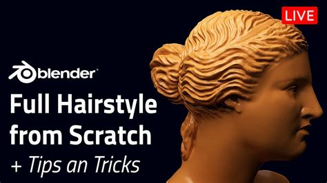 Sculpting Detailed Hair in Blender for Characters | Blender Tutorial + Full Workflow - YouTube