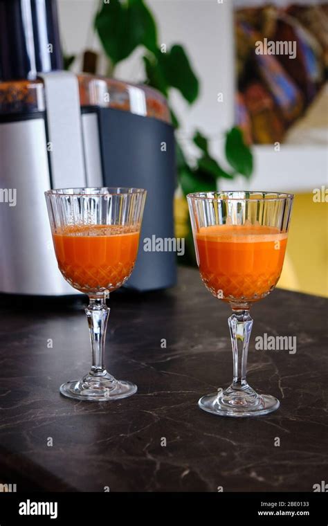 Vitamin boost, carrots, ginger, lemon, golden milk. Mixture of healthy fruits and vegetables ...