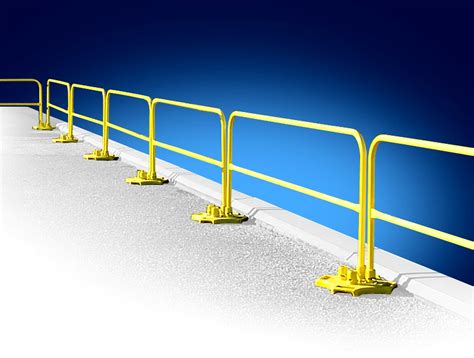 OSHA-Compliant Rooftop Guardrail - SafetyRail 2000 : BlueWater® US