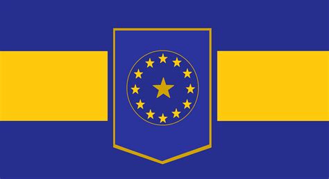 Flag for the European Union if it were one country : YUROP