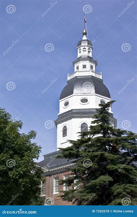 Maryland Capital Building stock photo. Image of architecture - 7262678