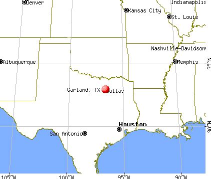 Garland Texas Map