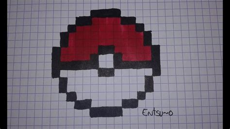 Pokeball Pixel Grid