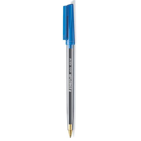 Staedtler Ballpoint Pen Stick 430M Medium Blue – School Depot NZ