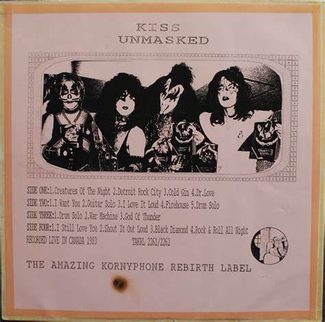 Kiss – Unmasked (1987, Vinyl) - Discogs