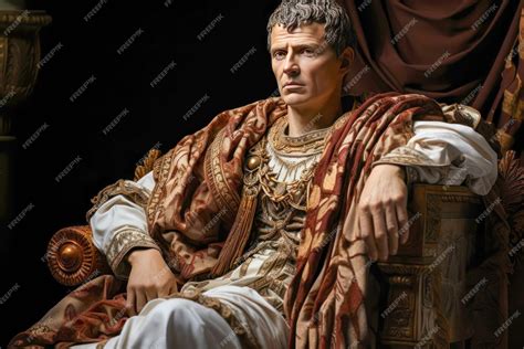 Premium AI Image | Emperor Augustus the first Roman Emperor who ushered ...