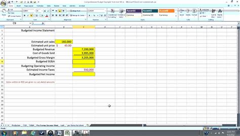 8 Pro forma Income Statement Excel Template - Excel Templates