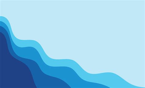 Wave blue background vector wallpaper - MasterBundles