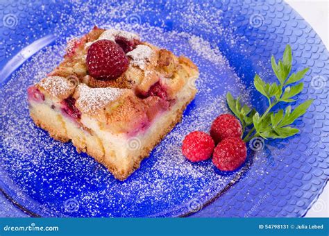 Fresh raspberry pie stock image. Image of flavor, ingredients - 54798131
