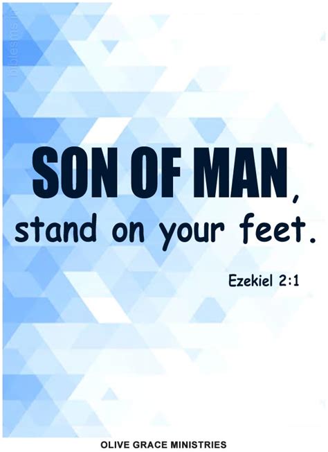 Ezekiel 2:1 | Daily Bible Verse - Daily Bible Verse