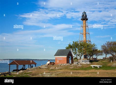 Marblehead Lighthouse Chandler Hovey Park Marblehead Greater Boston Area Massachusetts USA Stock ...