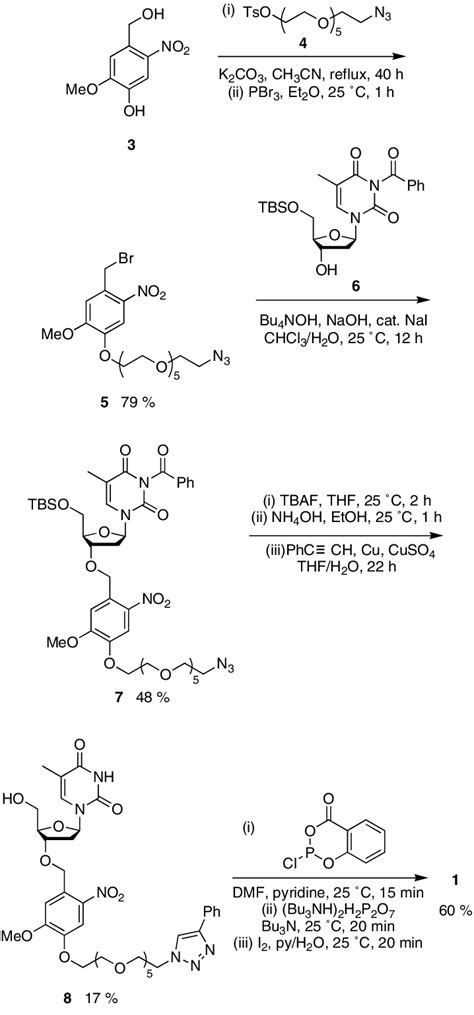 Scheme 1. A synthesis of nucleoside triphosphate 1. | Download ...