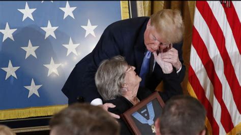 Widow accepts Medal of Honor for WWII veteran - Good Morning America