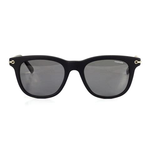 Chopard // Men's Square Polarized Sunglasses // Black - Designer ...