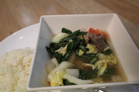 Sinigang is a cheap meal option! For those who have never tried it, it’s a Filipino staple... a ...