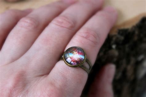 Galaxy Ring Nebula Ring Galaxy Jewelry Space Jewelry | Etsy