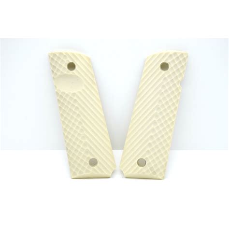 Lok grips G10 Grips for 1911 Ivory Color