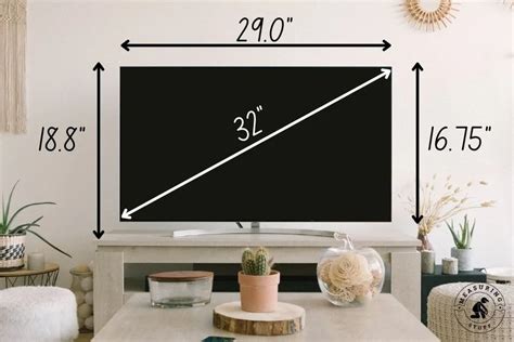 What Are The Dimensions Of A 32 Inch TV? - Measuring Stuff