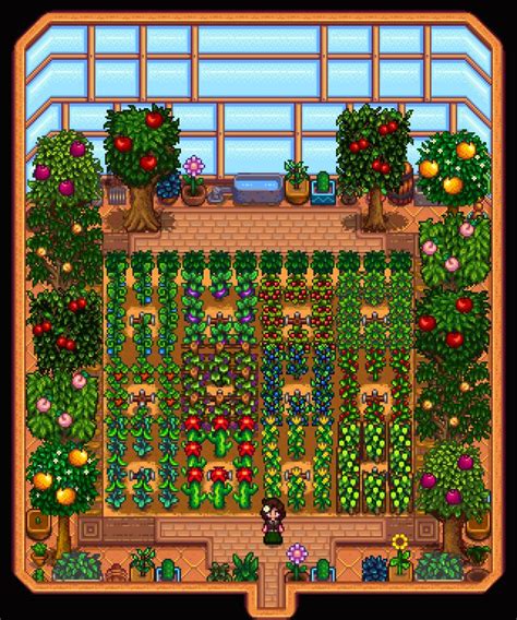 thought I would share my greenhouse :) : StardewValley | Farm layout ...