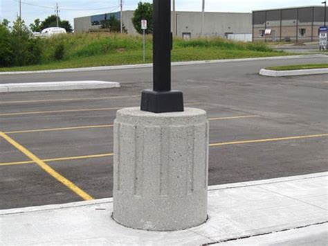 Concrete Light Pole Base Design