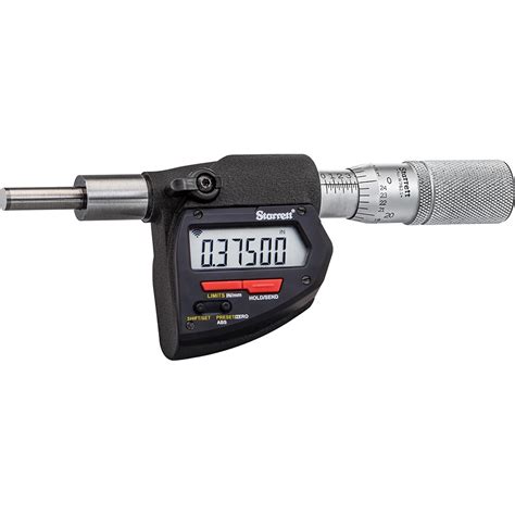 Starrett - Electronic Micrometer Heads; Minimum Measurement (mm): 0 ...