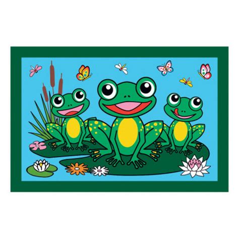 Fun Rugs Fun Time FT-116 Frogs Area Rug - Multicolor - Walmart.com