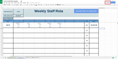 Free Rota Template for Excel | Tanda