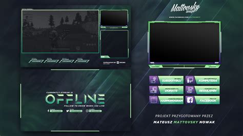 FREE TWITCH STREAM OVERLAY TEMPLATE #1 by mattovsky on DeviantArt