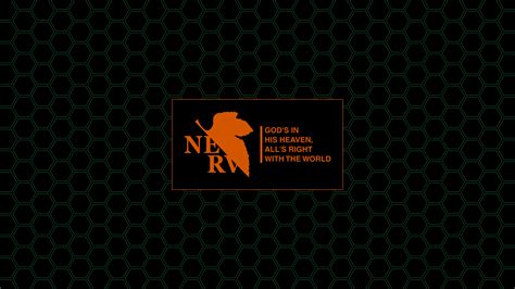 Nerv, fictional logo, Neon Genesis Evangelion HD Wallpaper