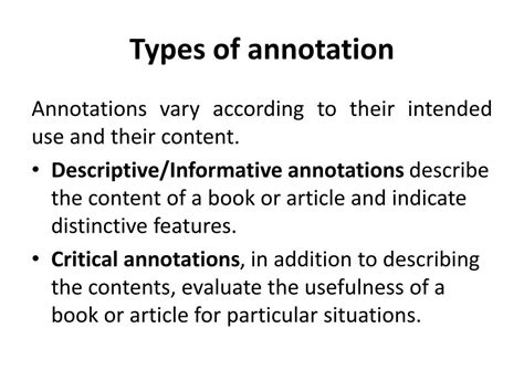 PPT - Writing Annotations PowerPoint Presentation, free download - ID:2480381