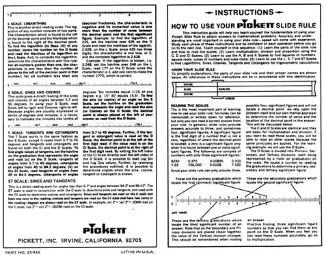 Eric's Slide Rule Manuals Page