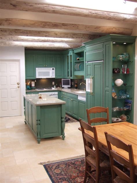 Santa Fe Style Kitchens - Craftsman - Kitchen - Albuquerque - by D M C / D Maahs Construction ...