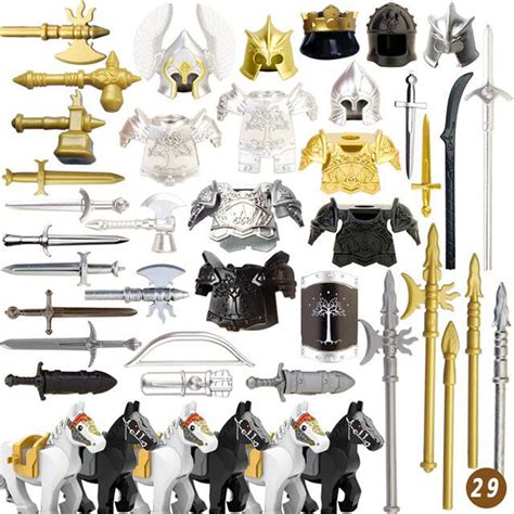 Buy RAVPump 49Pcs Custom Army Weapons and Accessories Set Ancient Greek Ancient Roman Medieval ...