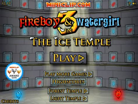 FireBoy and WaterGirl 3 - The Ice Temple Hacked / Cheats - Hacked Online Games