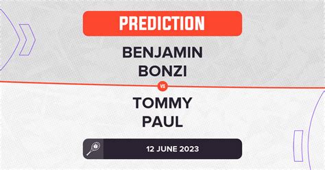 Benjamin Bonzi vs Tommy Paul Prediction - ATP Stuttgart 2023