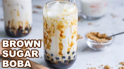 🧋 EASY Brown Sugar Boba (Milk Tea) - YouTube