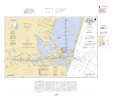 Stover Point to Port Brownsville 1999 - Old Map Nautical Chart AC Harbors 11302 - Texas - OLD MAPS