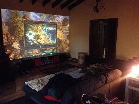 My PC Gaming Projector Room Thingy