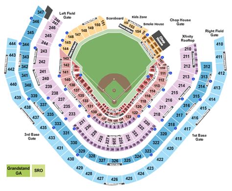 Truist Park Seating Chart + Rows, Seats and Club Seats