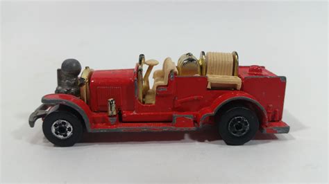 1982 Hot Wheels Old Number 5 Fire Truck Red Die Cast Toy Firefighting Rescue Emergency Vehicle ...