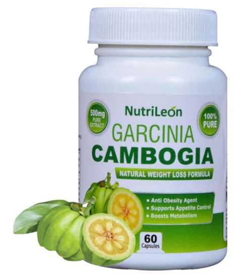 NutriLeon Garcinia Cambogia Weight Loss 500 mg 60 60 no.s Unflavoured: Buy NutriLeon Garcinia ...