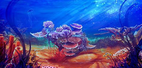 Underwater Artwork Coral Reef - animaisdebem