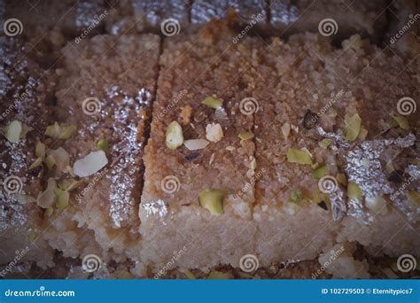 Indian Sweets Milk Cake stock image. Image of holidays - 102729503