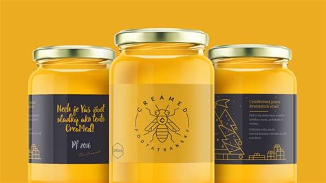 Beautiful honey packaging design for your inspiration