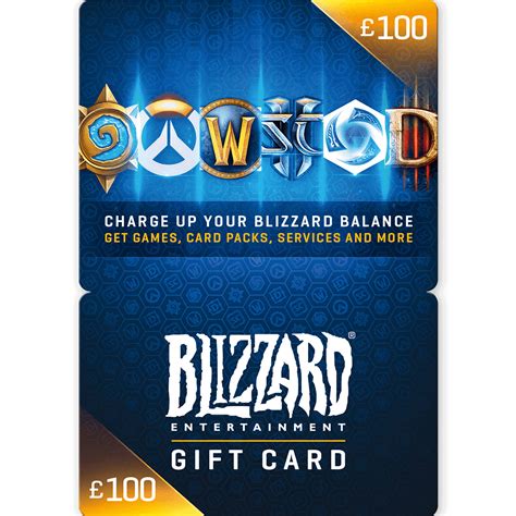 Blizzard Gift Card £100 | ReloadBase